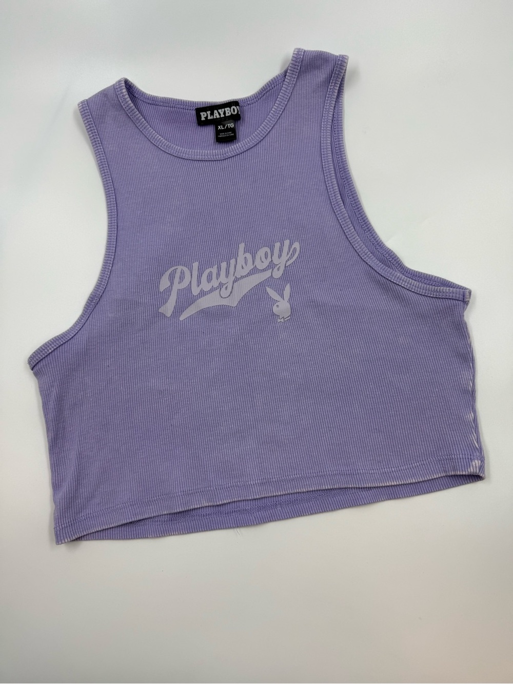 Playboy Cropped Tank Top Size Xl